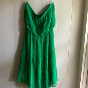 Adolfo Domingue Spain Costura green crepe dress 40/8